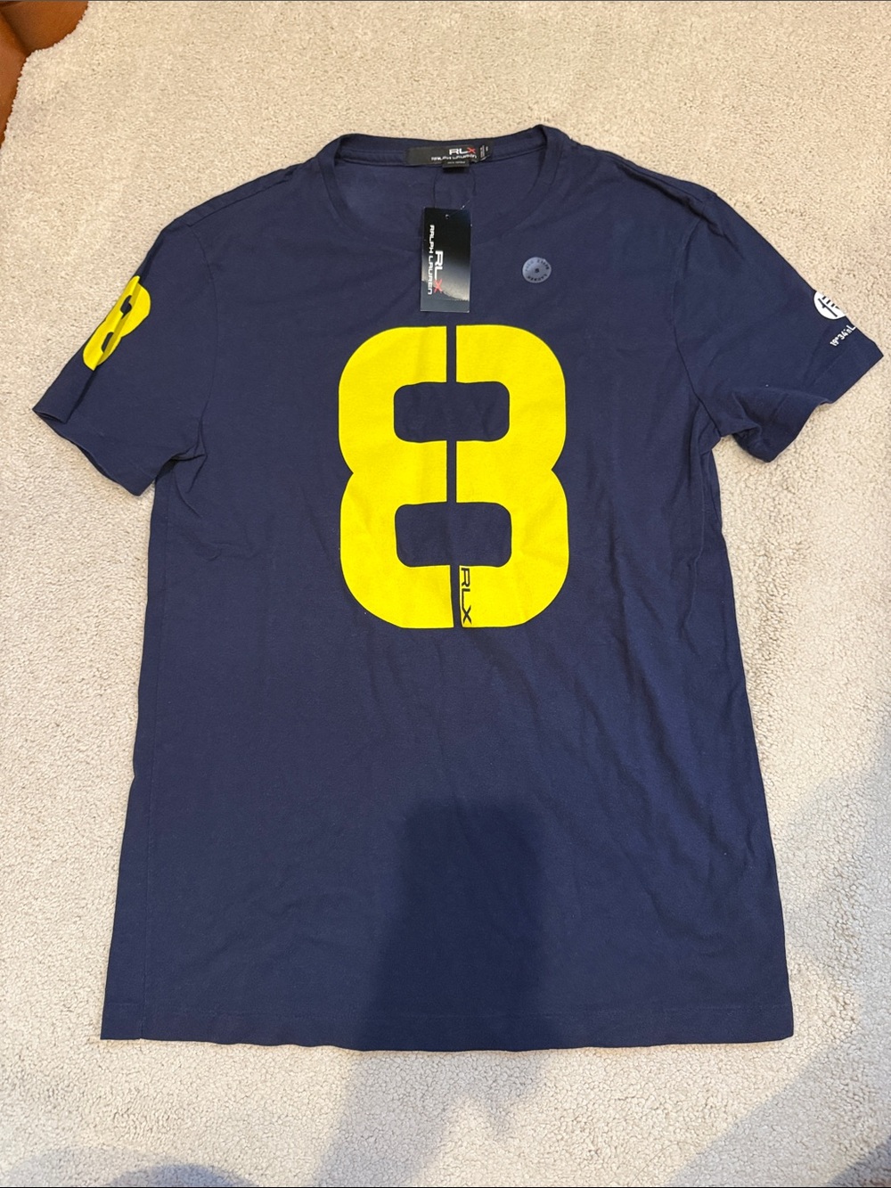RLX Ralph Lauren Navy Graphic Tee
